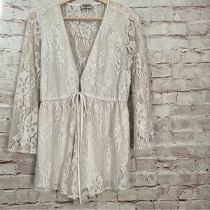 Show me your mumu lace roxy romper
